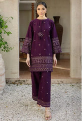 2pc Embroidery lawn SE 619