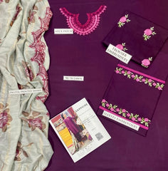 Eid special 3pc emb lawn ES 505