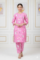 2 Pcs Unstitched Digital Print Suit J-0609