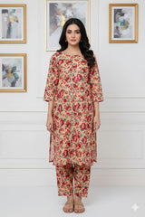 2 Pcs Unstitched Digital Print Suit J-0573