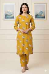 2 Pcs Unstitched Digital Print Suit J-0563