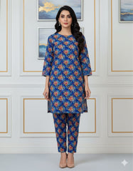 2 Pcs Unstitched Digital Print Suit J-0629