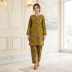 2 Pcs Unstitched Digital Print Suit J-0610