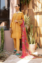 Eid special 3pc emb lawn ES 510