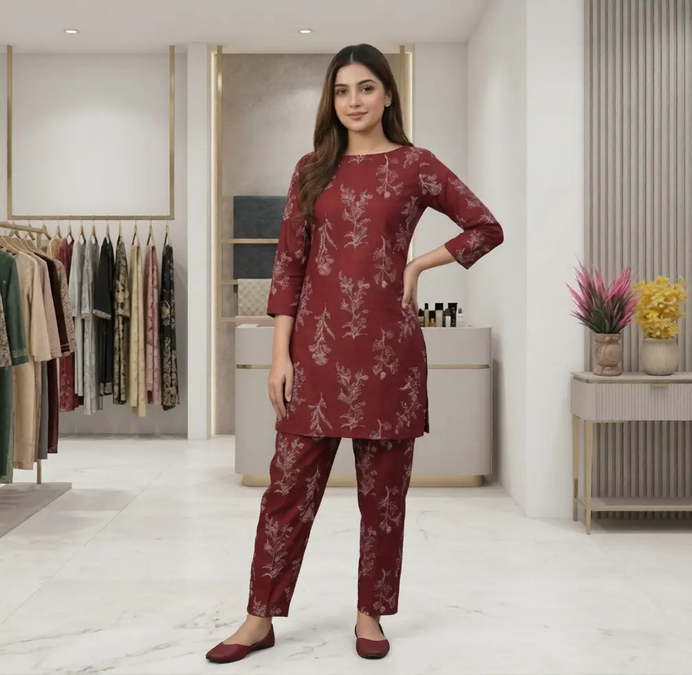 2 Pcs Unstitched Digital Print Suit J-026