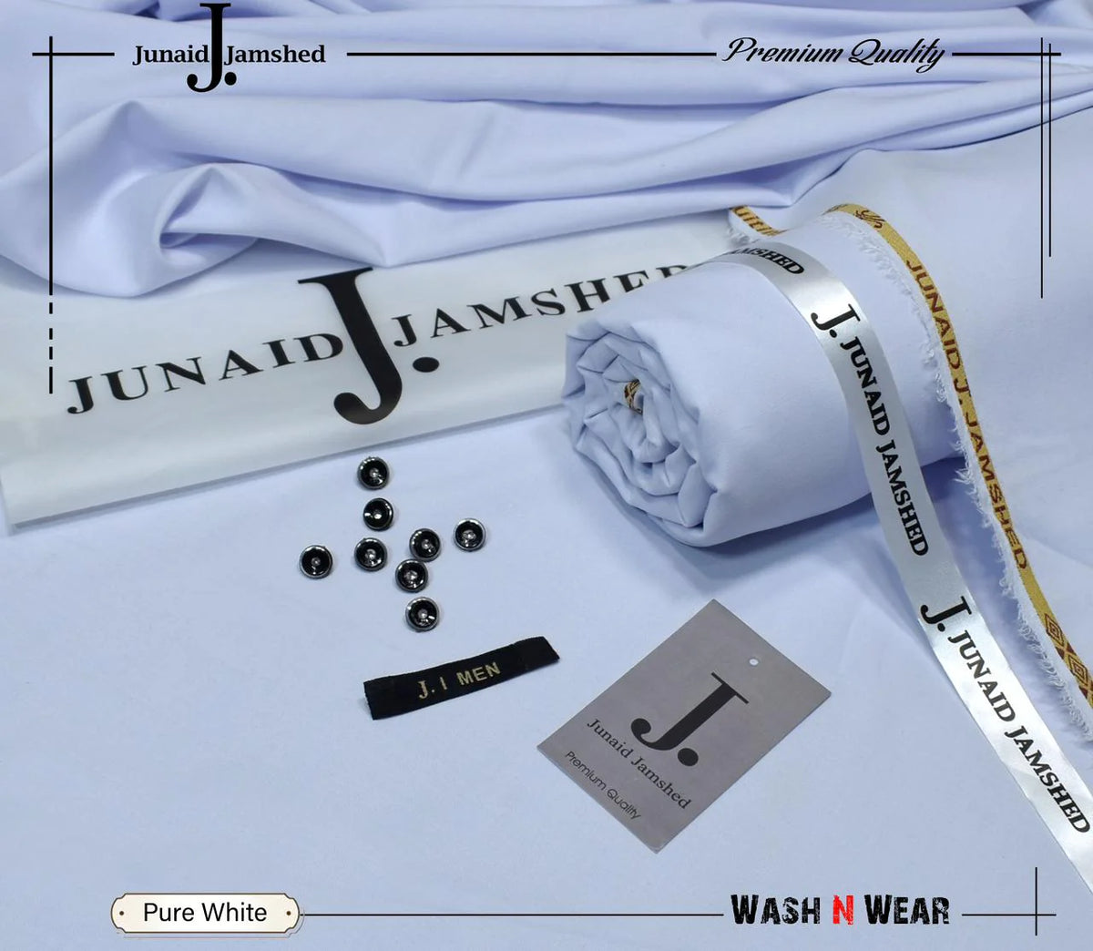 J. Premium Quality Men's Wash N Wear JWW 5774