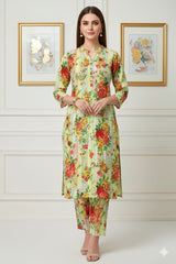 2 Pcs Unstitched Digital Print Suit J-0598
