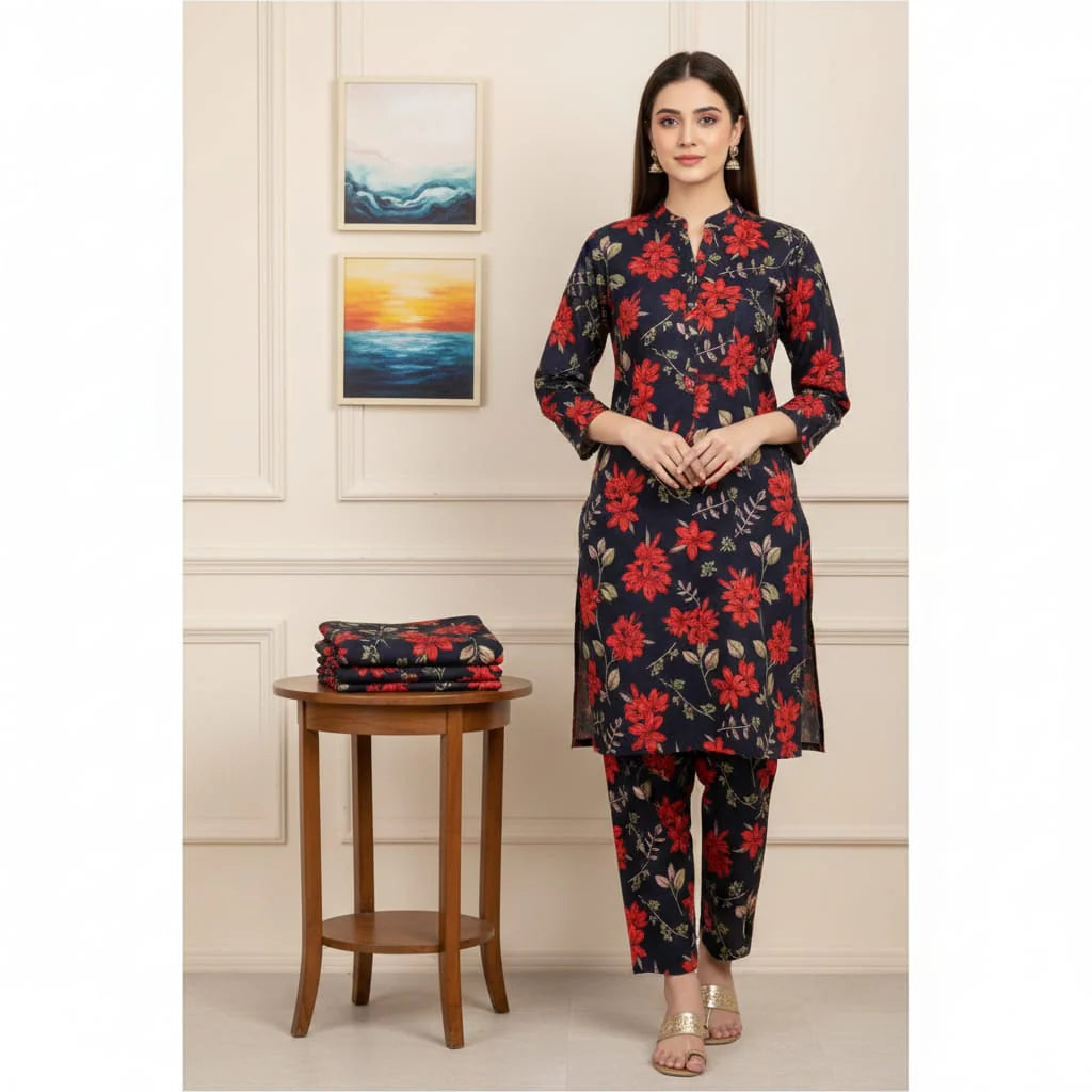 2 Pcs Unstitched Digital Print Suit J-027