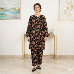 2 Pcs Unstitched Digital Print Suit J-0594