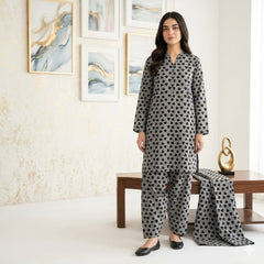 2 Pcs Unstitched Digital Print Suit J-039