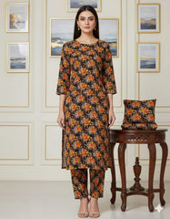2 Pcs Unstitched Digital Print Suit J-032