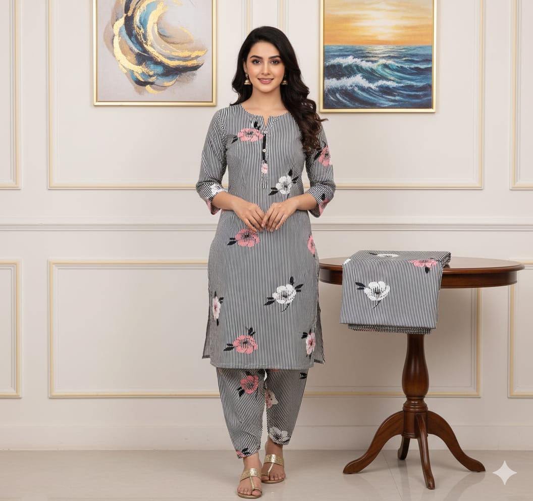 2 Pcs Unstitched Digital Print Suit J-031