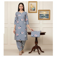 2 Pcs Unstitched Digital Print Suit J-030