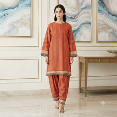 2 Pcs Unstitched Digital Print Suit J-0627