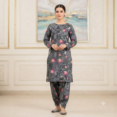2 Pcs Unstitched Digital Print Suit J-0611